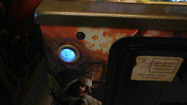 CRYSTAL IN RECESSED DOME LIGHTED START BUTTON