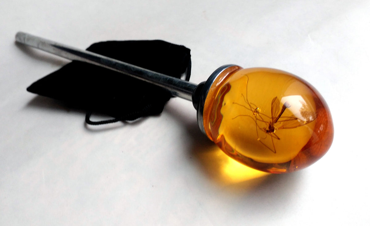 JURASSIC PARK AMBER EGG SHOOTER ROD S4 PINBALL