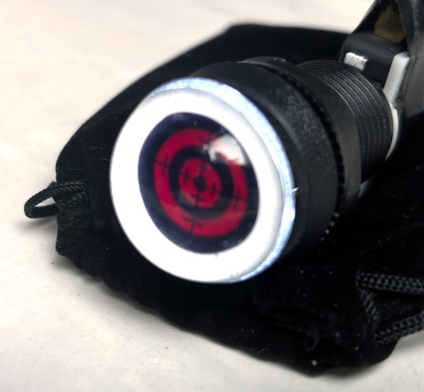 CROSS HAIRS GLASS EYE START BUTTON