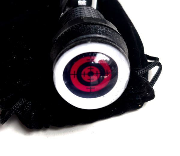 CROSS HAIRS GLASS EYE START BUTTON