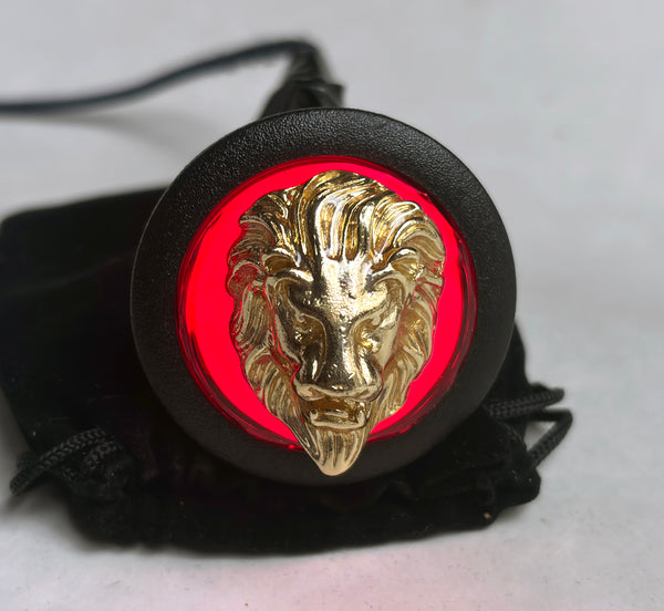 GOLD LIONHEAD START BUTTON