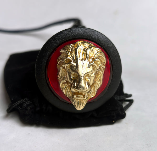 GOLD LIONHEAD START BUTTON