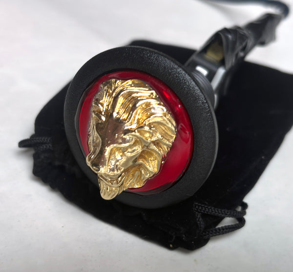 GOLD LIONHEAD START BUTTON