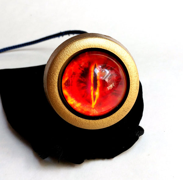 SAURON'S EYE 1.5" START BUTTON - LOTR