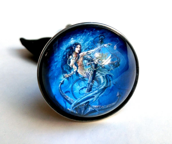 MERMAID IN A CRYSTAL SHOOTER ROD