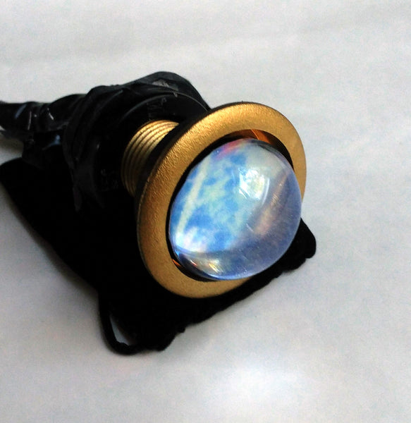 CRYSTAL IN RECESSED DOME LIGHTED START BUTTON