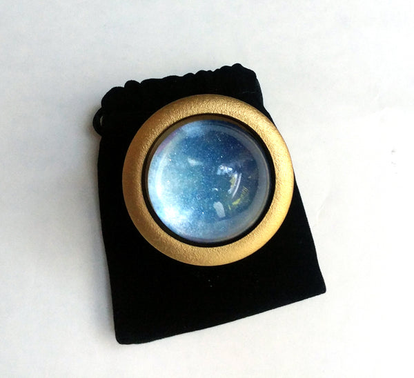 CRYSTAL IN RECESSED DOME LIGHTED START BUTTON