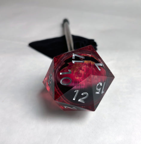 D20 WITH LIGHT UP EYEBALL SHOOTER ROD