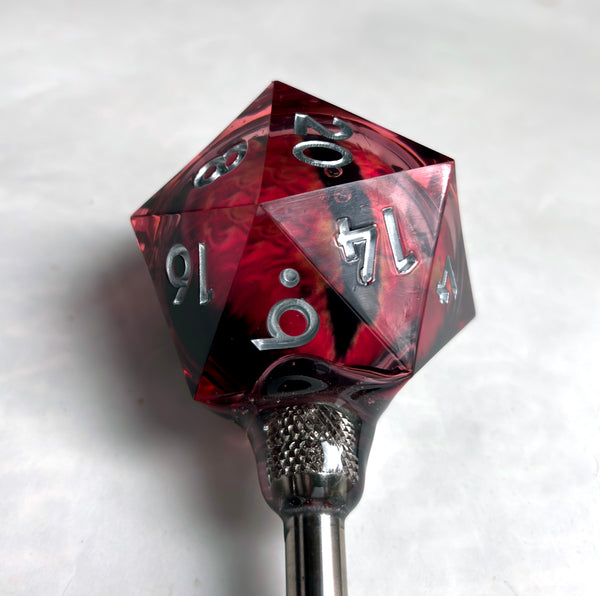 D20 WITH LIGHT UP EYEBALL SHOOTER ROD
