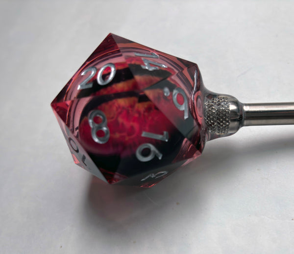 D20 WITH LIGHT UP EYEBALL SHOOTER ROD