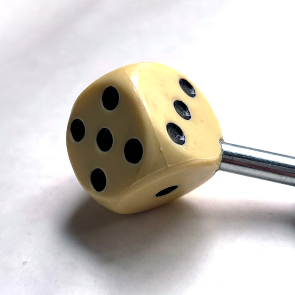 DICE SHOOTER-LARGE D6 IVORY