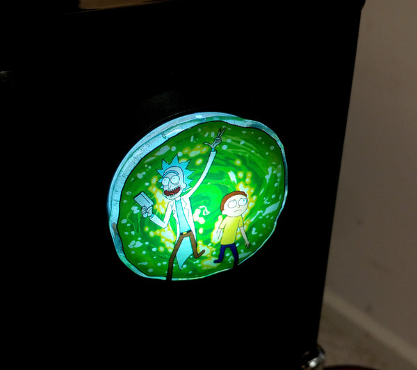 RICK AND MORTY LAUNCH BUTTON MOD